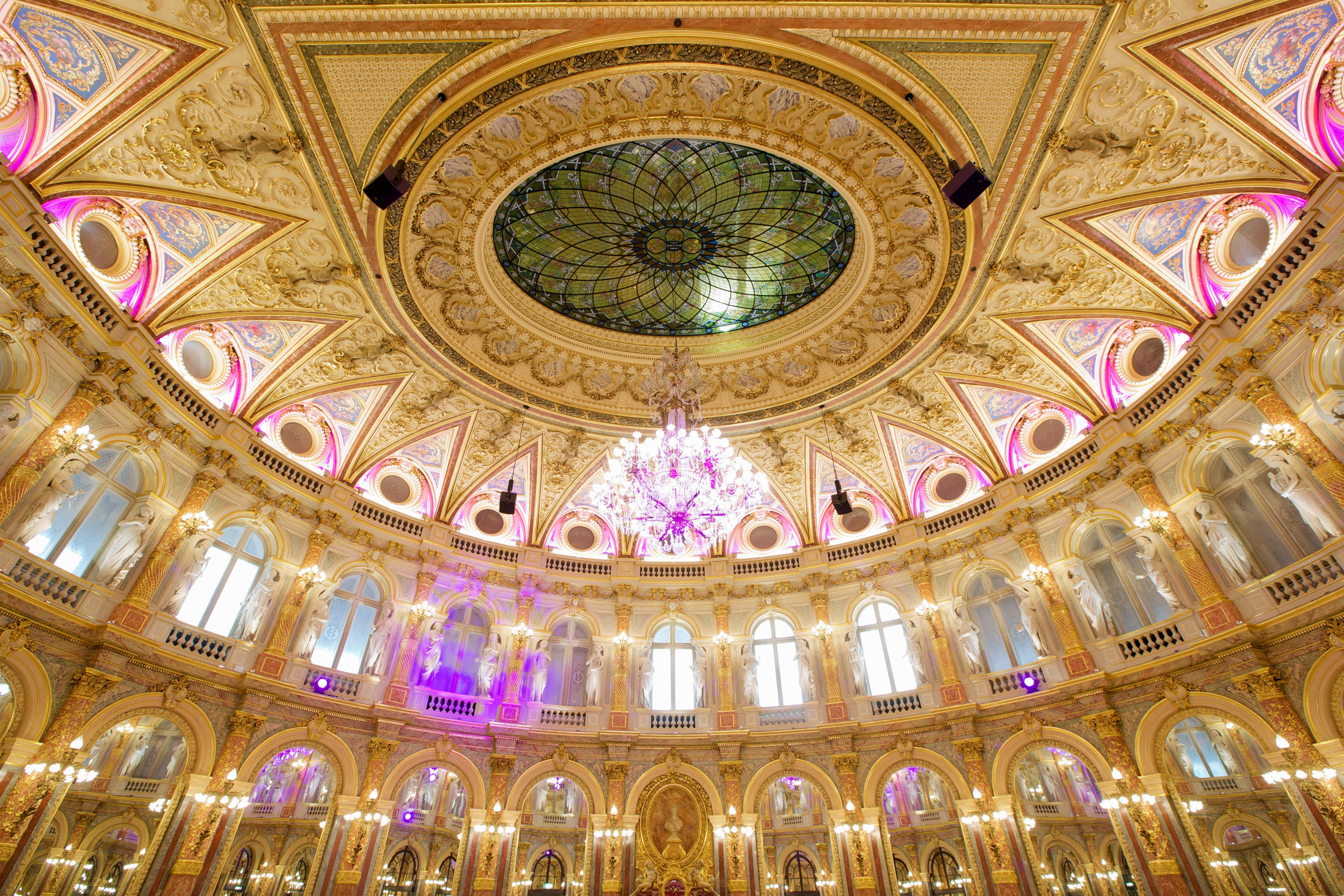 Intercontinental Paris Le Grand By Ihg Hotel Luaran gambar The ceiling of the main hall
