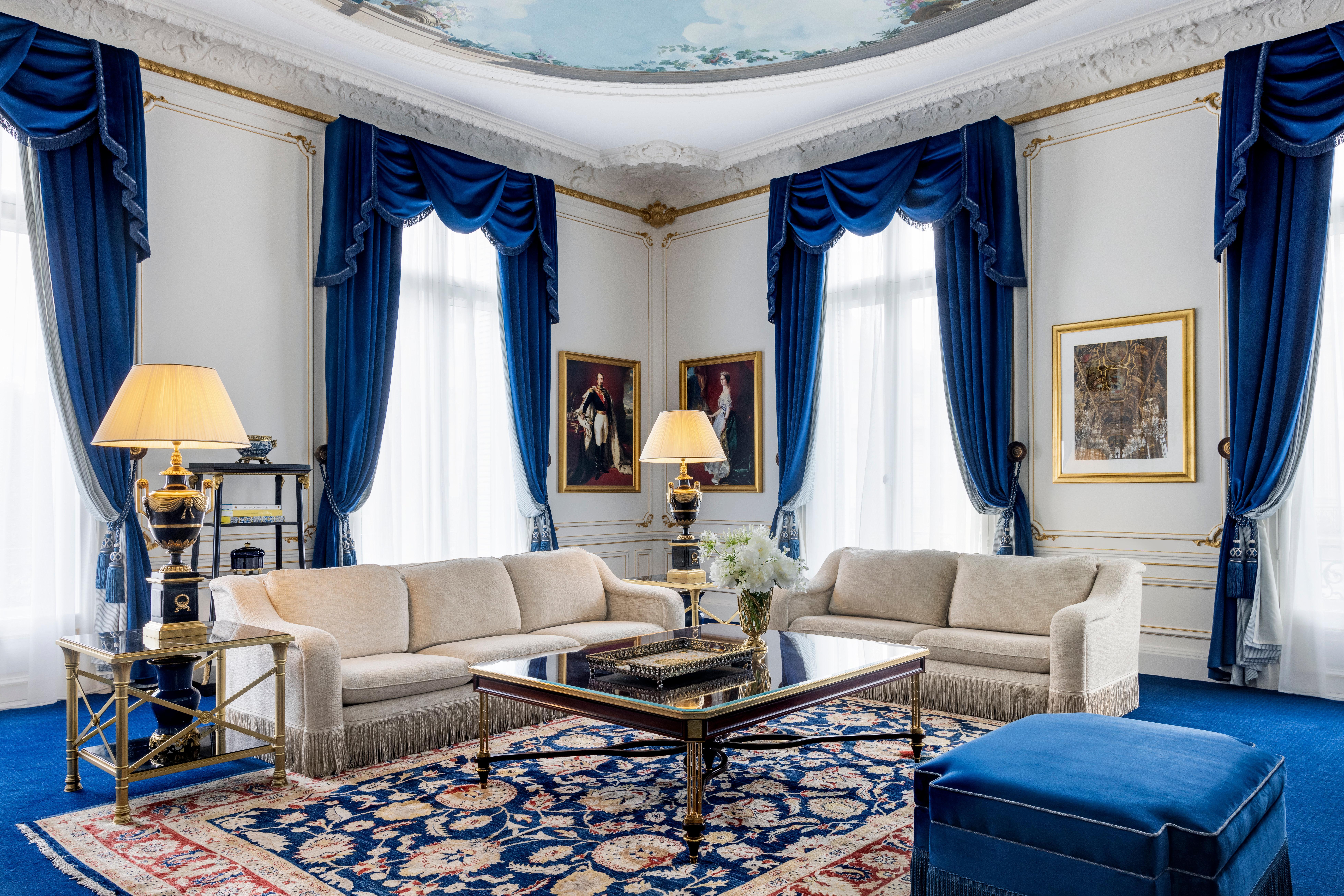 Intercontinental Paris Le Grand By Ihg Hotel Luaran gambar The Blue Room